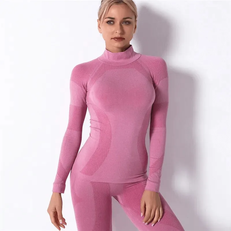 Stretchy Seamless Super Soft Long Sleeves Top for Sport - SF1652