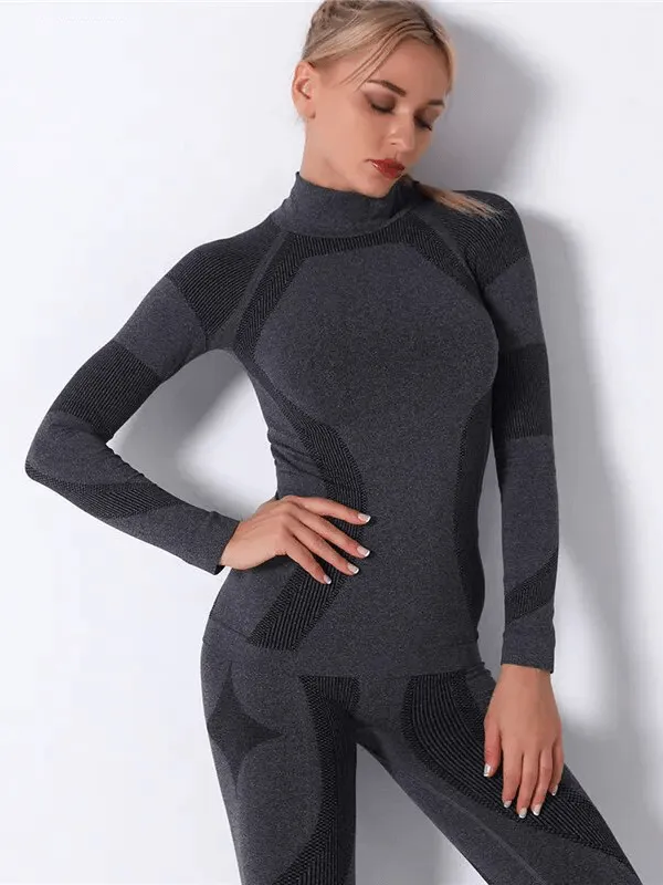 Stretchy Seamless Super Soft Long Sleeves Top for Sport - SF1652