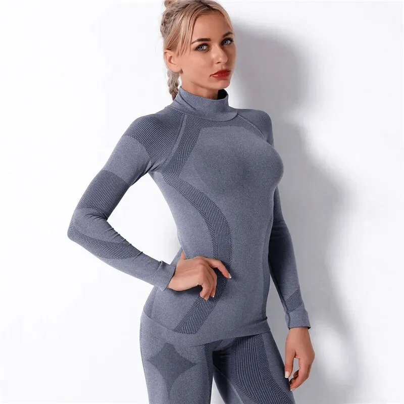 Stretchy Seamless Super Soft Long Sleeves Top for Sport - SF1652