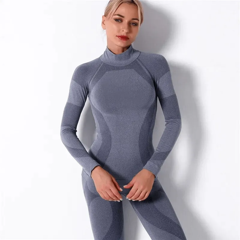 Stretchy Seamless Super Soft Long Sleeves Top for Sport - SF1652