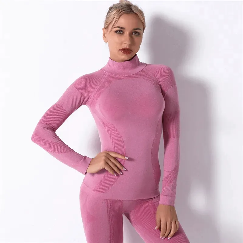 Stretchy Seamless Super Soft Long Sleeves Top for Sport - SF1652