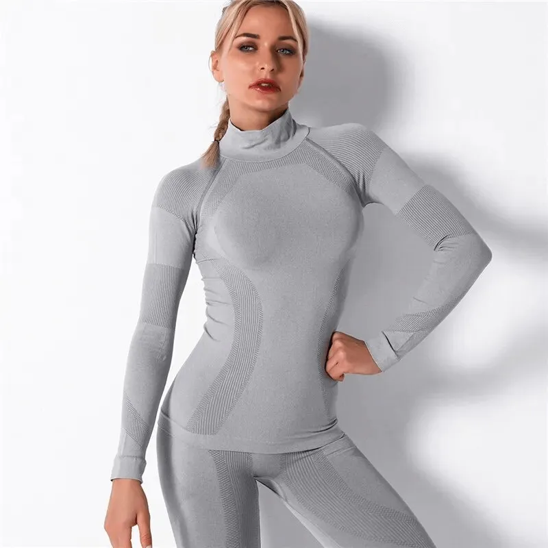 Stretchy Seamless Super Soft Long Sleeves Top for Sport - SF1652