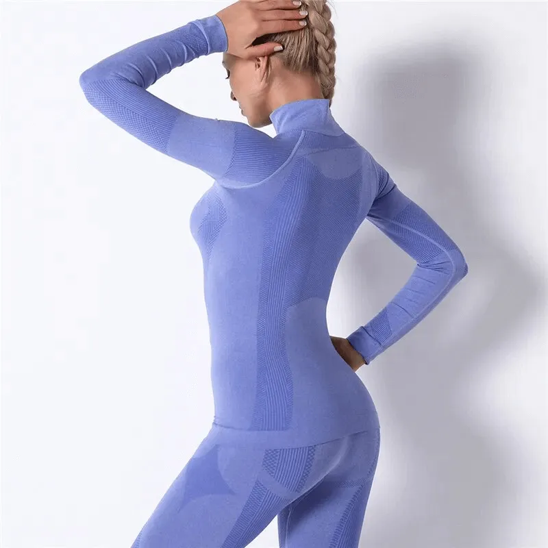 Stretchy Seamless Super Soft Long Sleeves Top for Sport - SF1652