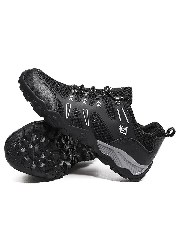 Stylish Mesh Breathable Training Sneakers with Anti-Slip Sole - SF0752