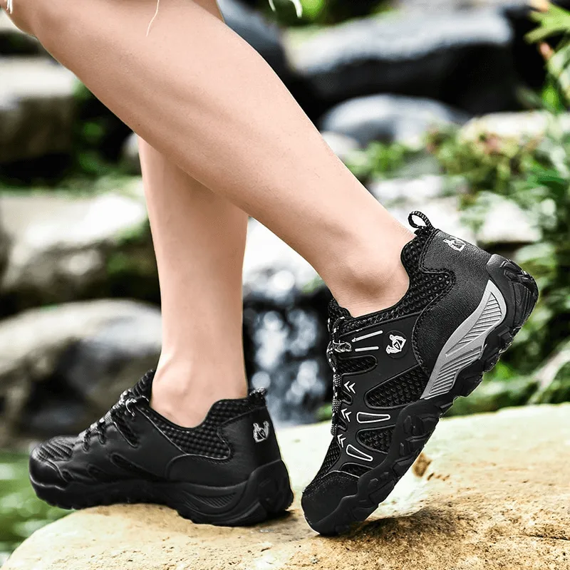 Stylish Mesh Breathable Training Sneakers with Anti-Slip Sole - SF0752