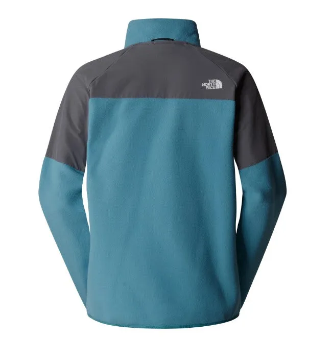 The North Face Womens Glacier Heavyweight Full Zip Jacket Algae Blue/Smoked Pearl