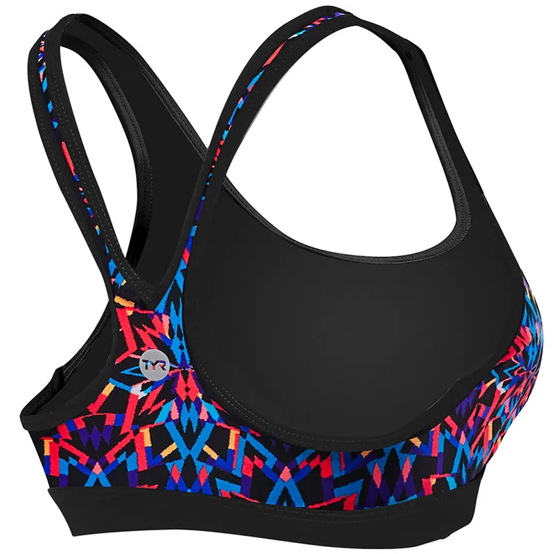 TYR - Women’s Active Lyn Racerback-Carnival - Black/Multi