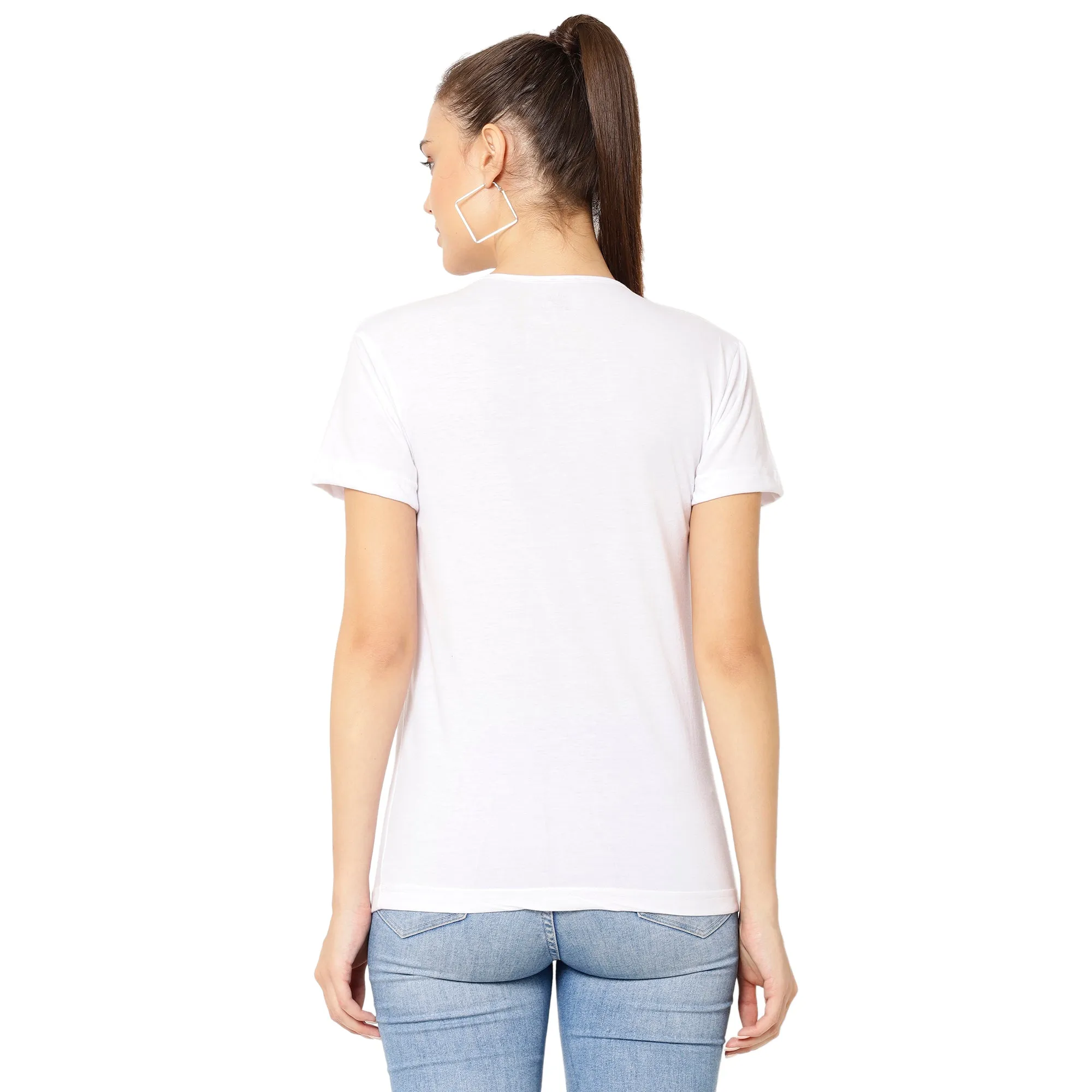 Vimal Jonney White Color T-shirt For Women